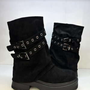 BOOT GAMUZA CORREAS