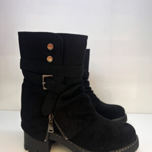 BOTIN BIKER DESMONTABLE GAMUZA