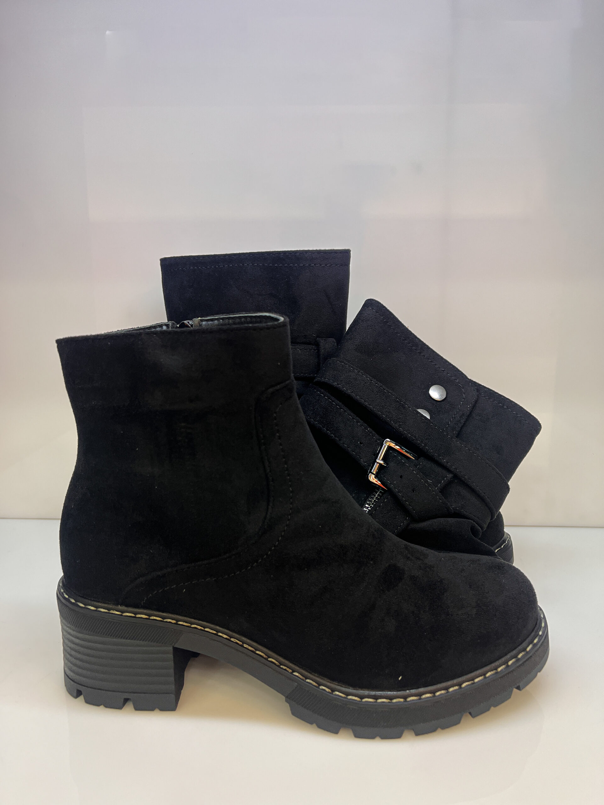 BOTIN BIKER DESMONTABLE GAMUZA - Imagen 2
