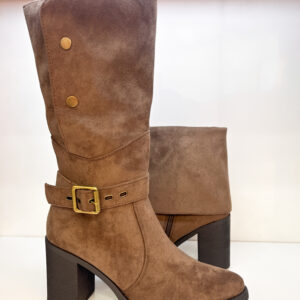 BOTA TACO GAMUZA 2 EN 1