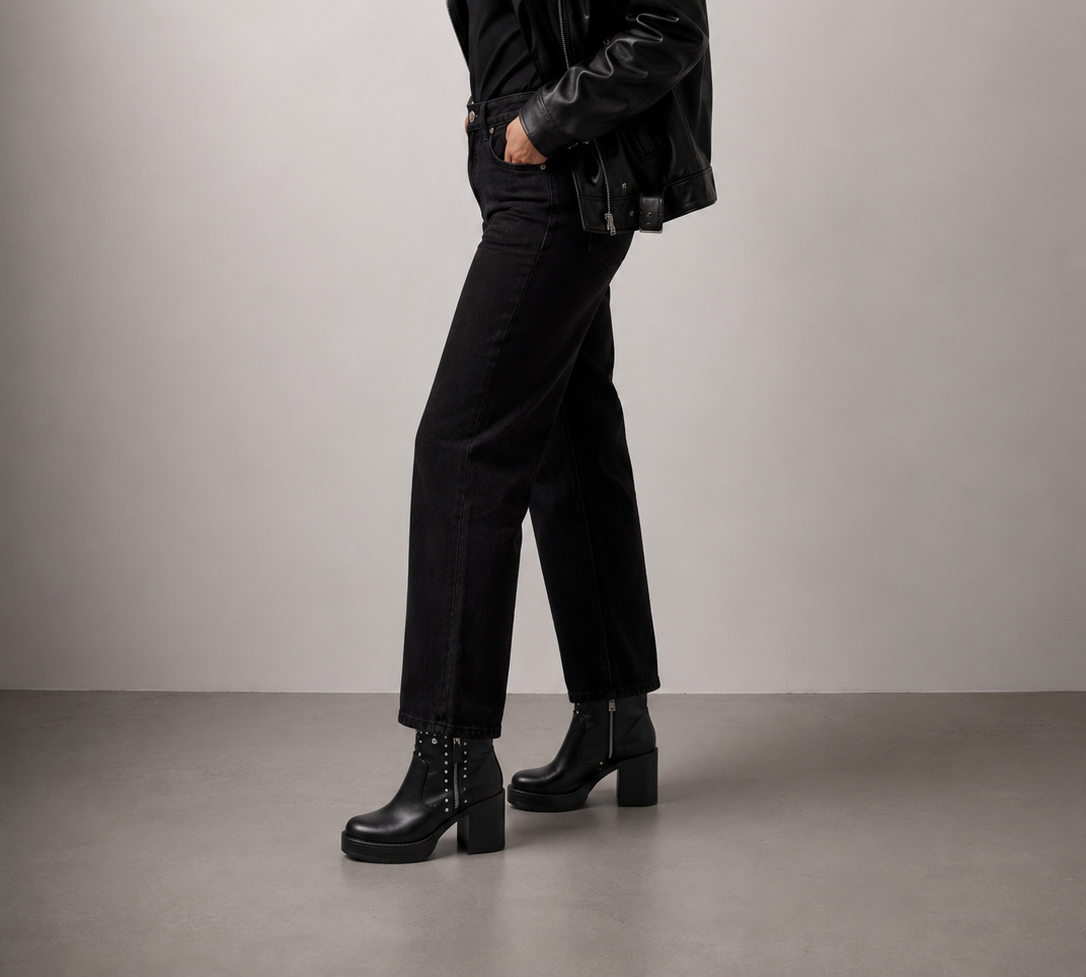BOTIN NEGRO TACHAS