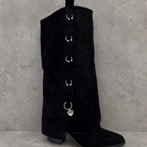 BOOT BIKER ALTA GAMUZA ARGOLLAS